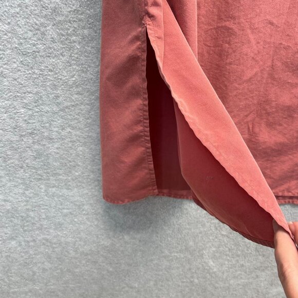 Eileen Fisher Shift Dress Womens Medium Rose Pink Tencel Sleeveless Midi Light - Picture 8 of 14